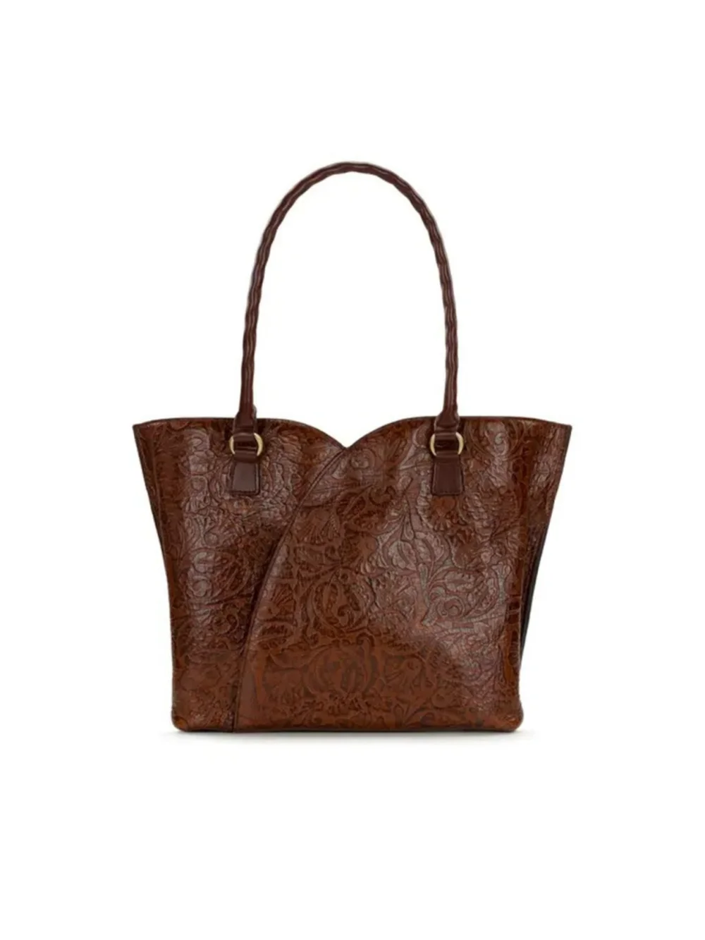 Patricia Nash Marion Tote - Brazilian Supple Tooled- convertible tote/crossbody